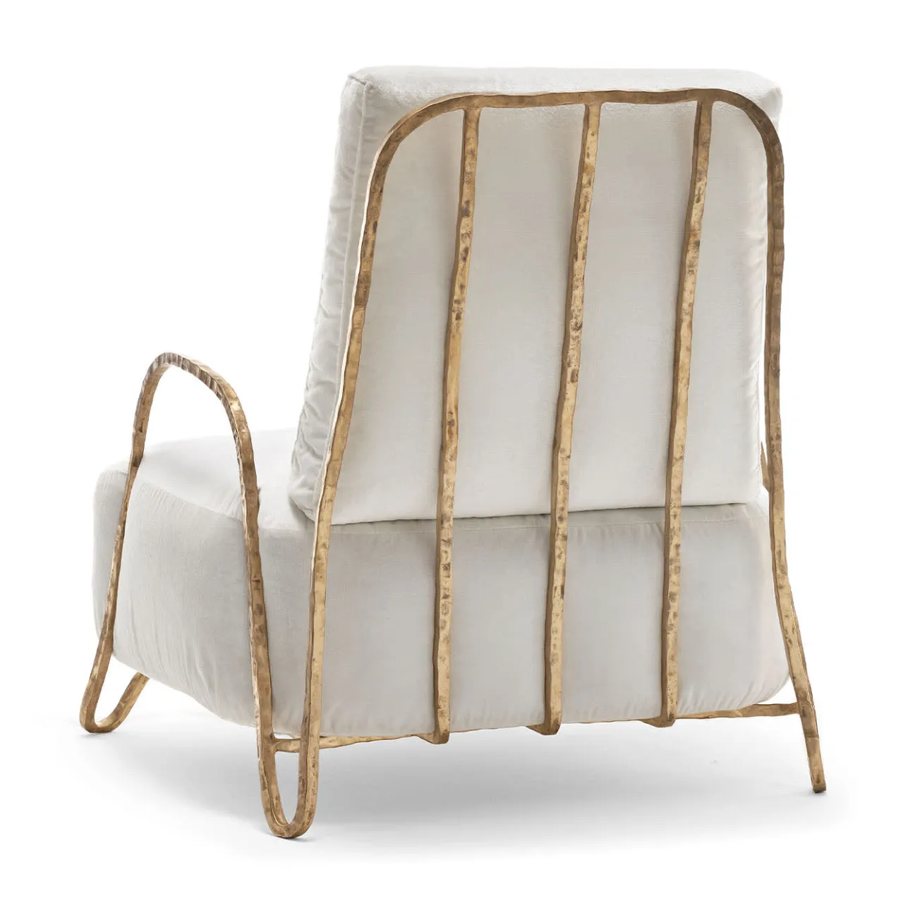 Exteta Outdoor Armchairs<Moonlight White and Gold High Armchair
