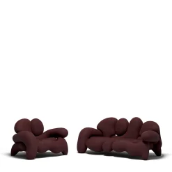 Meritalia Sofas<Morphologica Brown Bouclé Sofa
