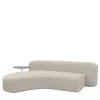 Marioni Sofas<Mythos Left Sofa with Glass Side Table