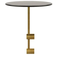 Marioni Ottomans & Poufs<Mythos Ottoman with Glass Side Table