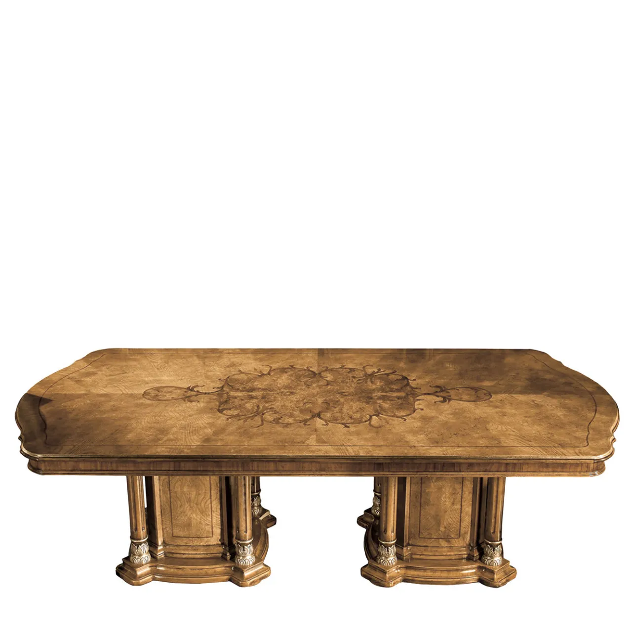 Bianchini Dining Tables<Nabucco Dining Table with 2 Pedestal Legs