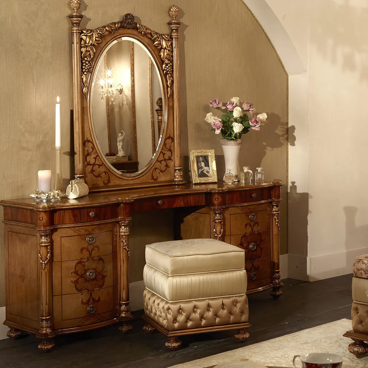 Bianchini Desk & Writing Tables<Nabucco Vanity Desk