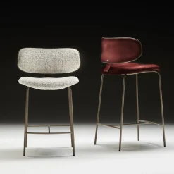 Black Tie Bar Stools<Natalia White Counter Stool