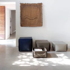 Tonucci Collection Ottomans & Poufs<Navy Blue Big Bao Ottoman by Viola Tonucci