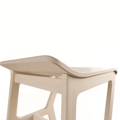 TrabA' Bar Stools<Nhino LE Medium White Stool by Emilio Nanni