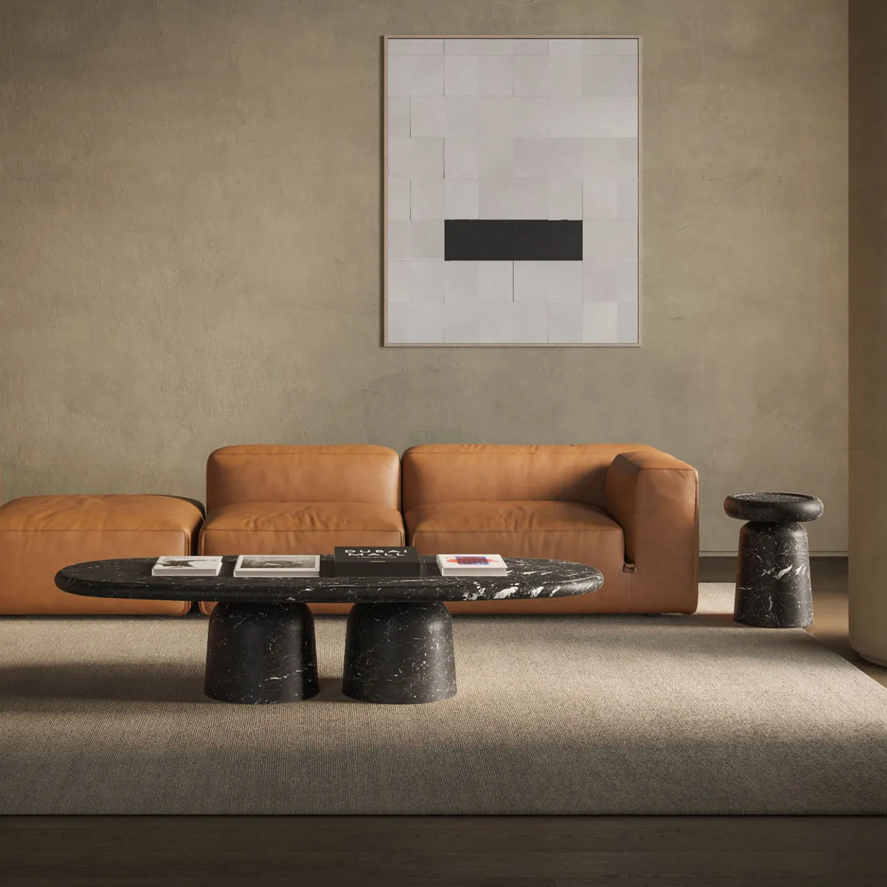 MMairo Coffee Tables<Nissa Oval Black Marquinia Marble Coffee Table by Ivan Colominas