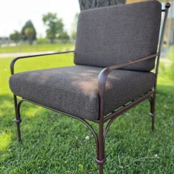 Dante Negro Outdoor Armchairs<Nottambula Brown Iron Armchair