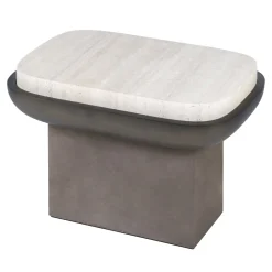 Giobagnara Side Tables<Olympia Travertine Rectangular Side Table