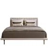 Bamax Beds<Opale Small Channeled Beige Double Bed