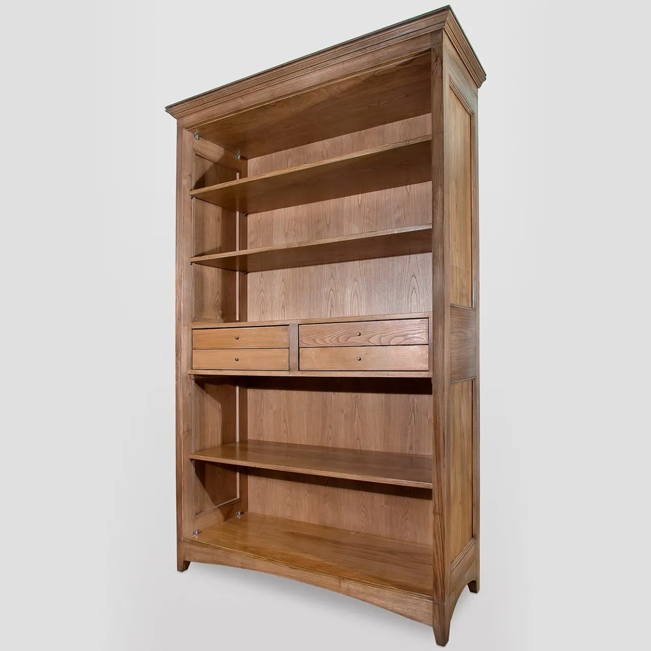 Ebanisteria Roberto Gambella Bookcases<Open Chestnut Bookshelf