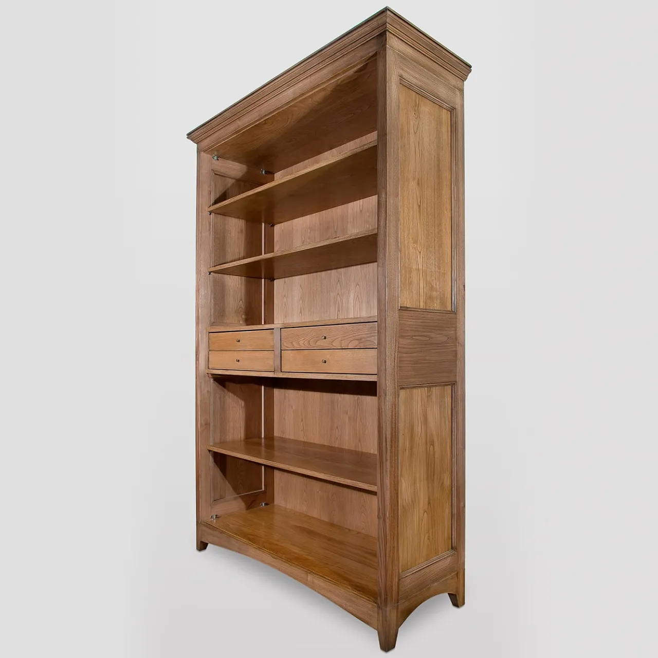 Ebanisteria Roberto Gambella Bookcases<Open Chestnut Bookshelf