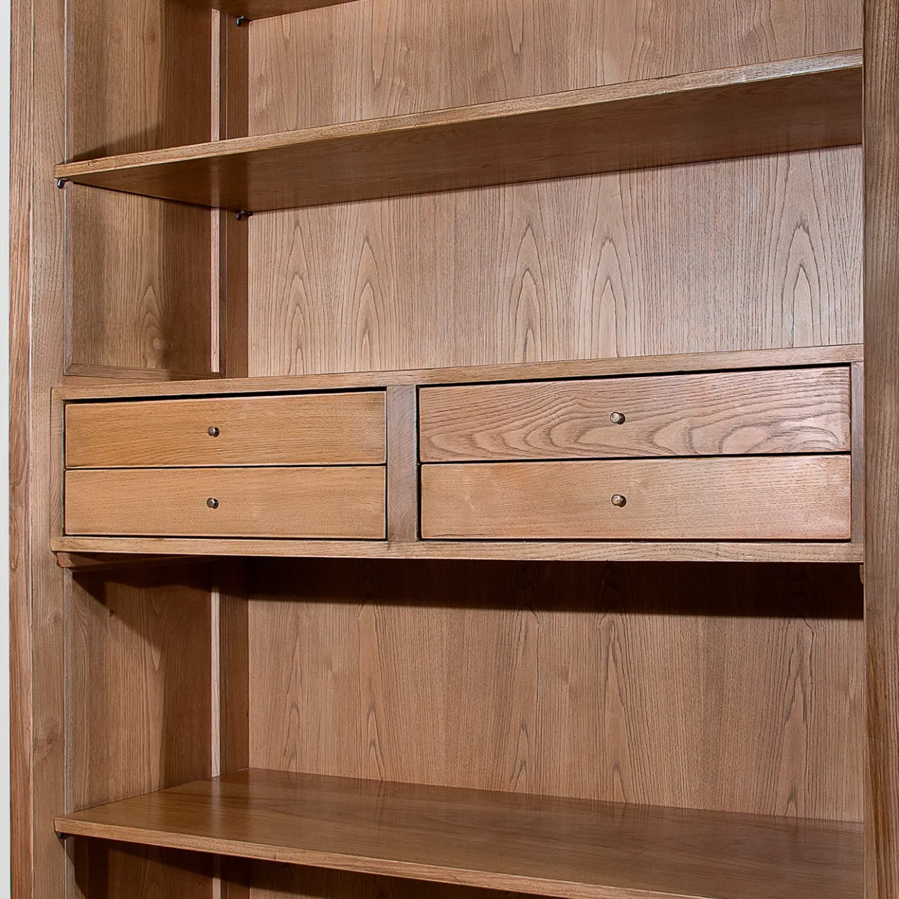 Ebanisteria Roberto Gambella Bookcases<Open Chestnut Bookshelf