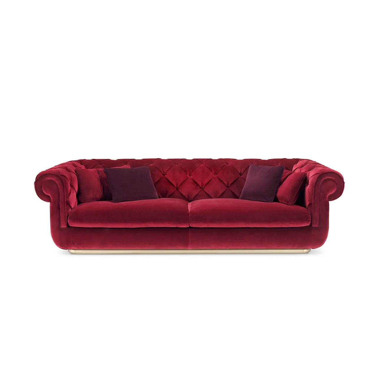 Ghidini 1961 Sofas<Opera Burgundy Sofa by Stefano Giovannoni