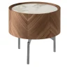 Modesign Nightstands<Opera Nightstand in Walnut Canaletto with Calacatta Ceramic Top