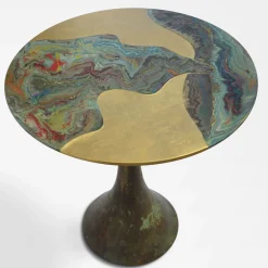 Cupioli Side Tables<Opera' Small Polychrome Metal Side Table