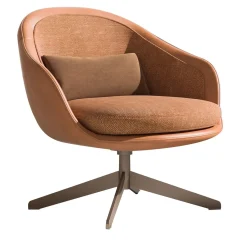 CPRN Homood Lounge Chairs<Orange Swivel Chair