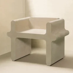 Giobagnara Stools<Ossicle Beige Leather Stool N. 2