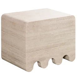 Giobagnara Stools<Ossicle White Travertine Stool