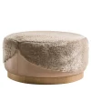 Fratelli Boffi Ottomans & Poufs<Ottoman in Furs in Pearl Faux fur by Analogia Project