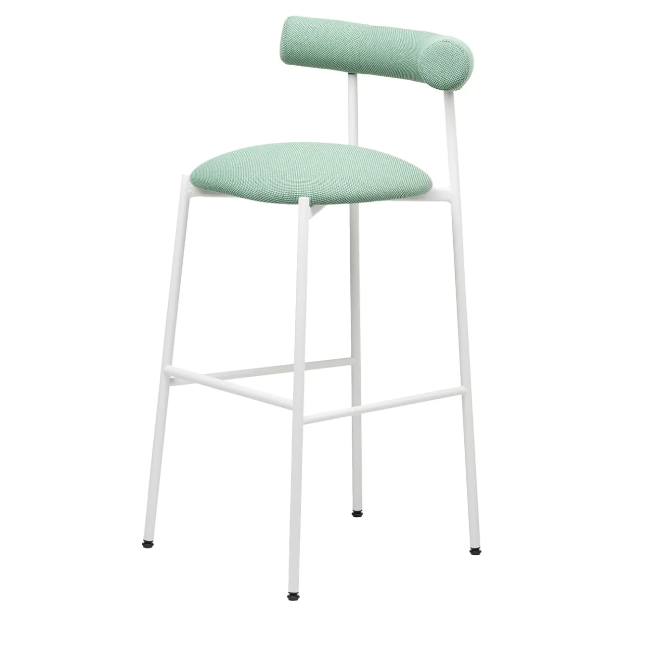 Chairs & More Bar Stools<Pampa SG-80 Sage-Green & White Stool by Studio Pastina