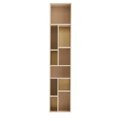 Morica Design Bookcases<Pangea Large Powder-Pink & Brass Wall Unit