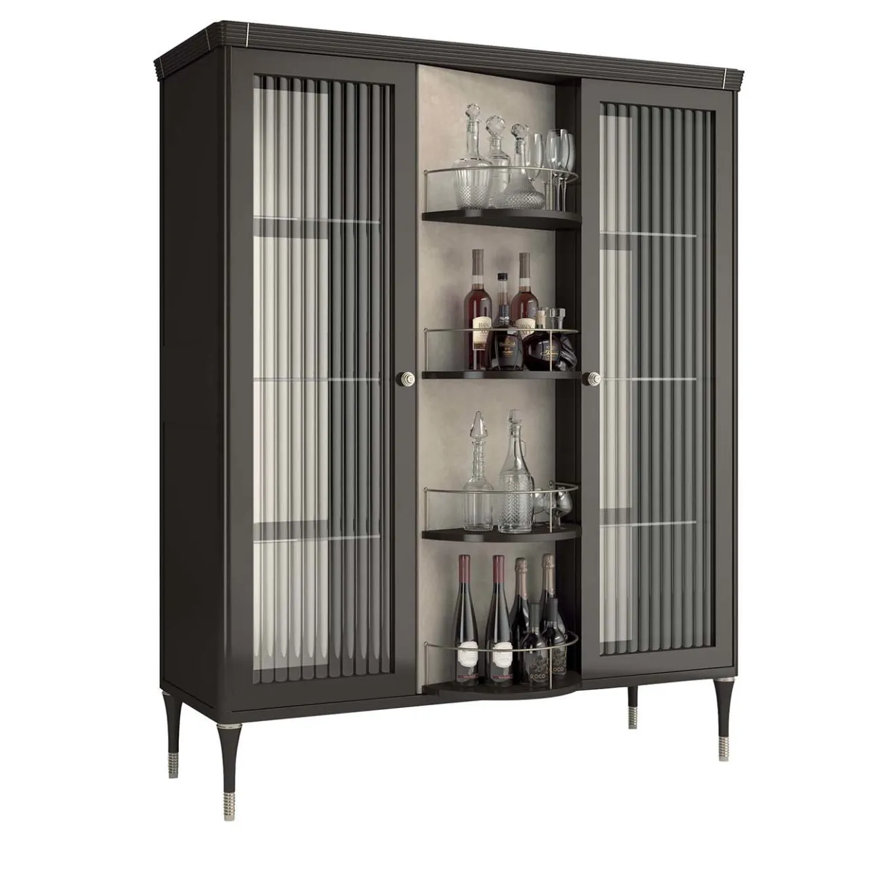 Minotti Collezioni Cabinets<Pantelleria Curio Cabinet #1