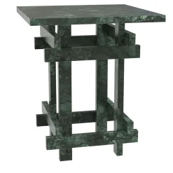 Edizione Limitata by Simone Fanciullacci Side Tables<Paranoid V1 Side Table in Guatemala Marble #3