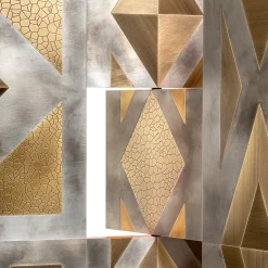 De Castelli Room Dividers<Para-vimento gold brass Room Divider by Giampiero Bodino