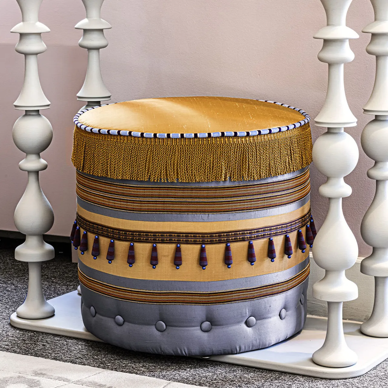 Provasi Ottomans & Poufs<Patchwork Round Pouf
