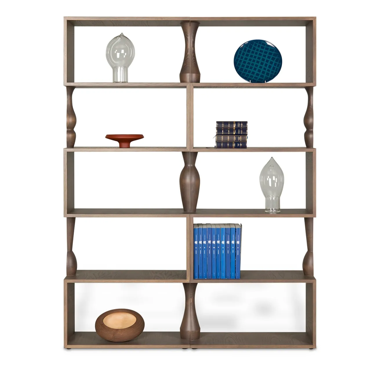 Morelato Bookcases<Perbacco 2-piece Modular Bookcase