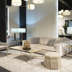 Zanaboni Ottomans & Poufs<Picasso Beige Pouf