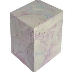 Cupioli Side Tables<Pink Scagliola Art Side Table