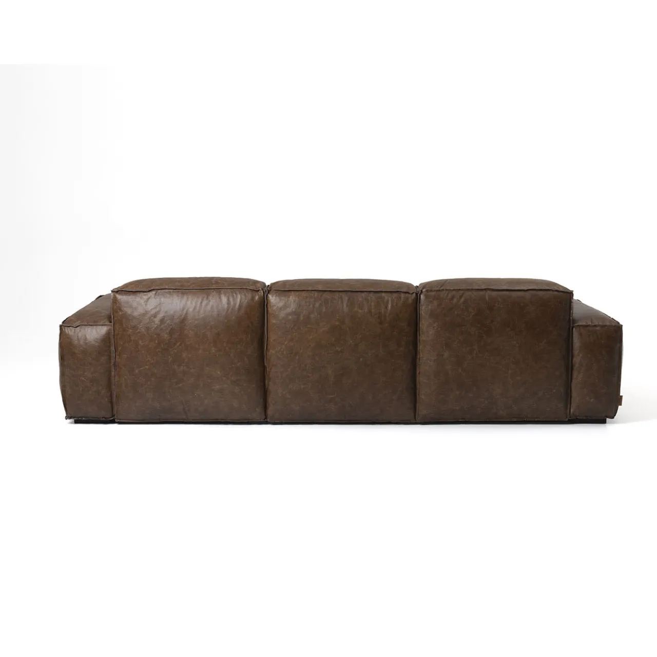 Mantellassi 1926 Sofas<Placido brown leather modular sofa