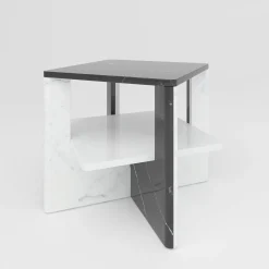 V.L. Lavorazioni In Ferro Coffee Tables<Plus+Double Marble Coffee Table #4