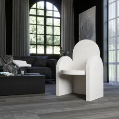 Dimarmo Chairs<Portici Travertino Marble Chair