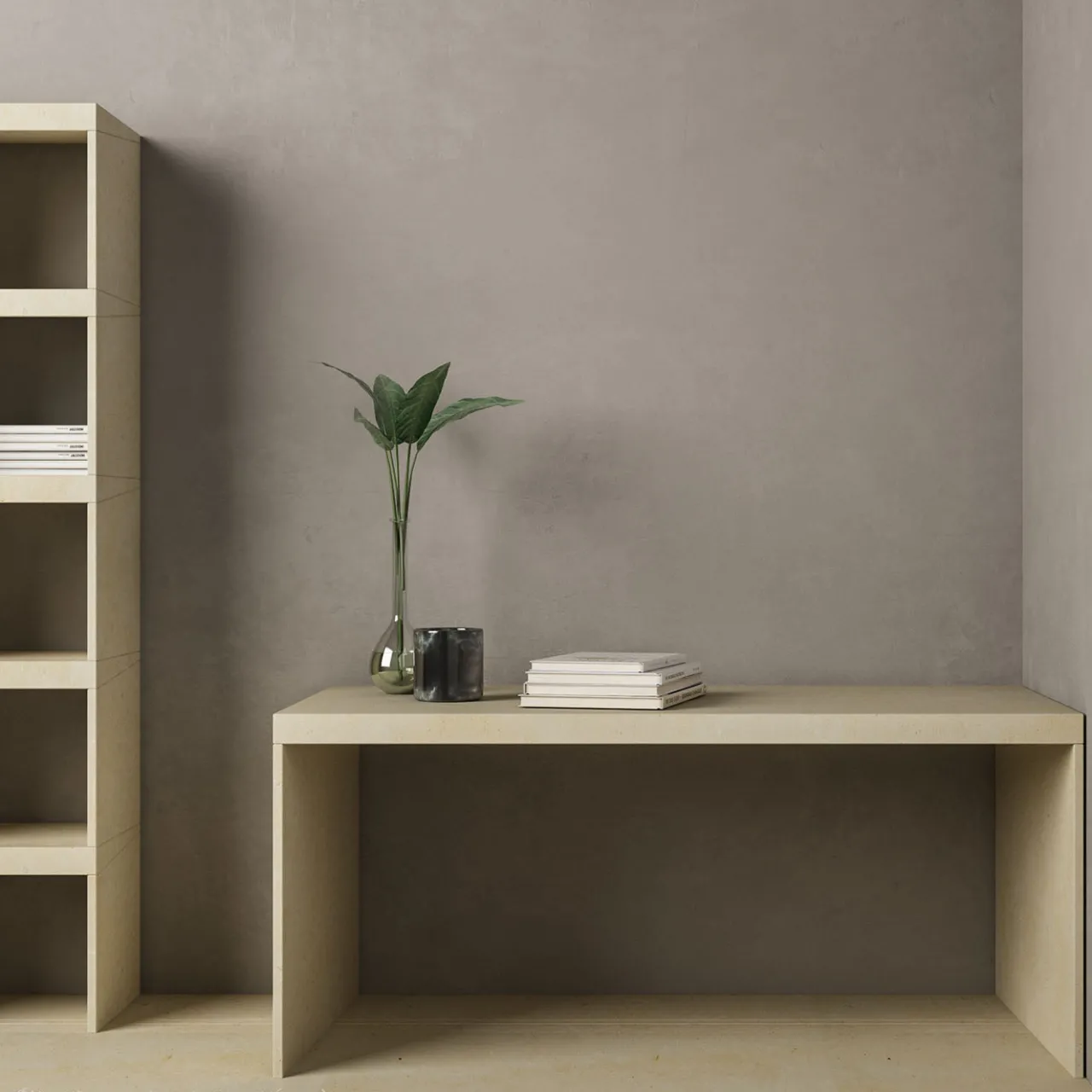 Pimar Limestone Desk & Writing Tables<Prospettive Rectangular Stone Writing Table by Gumdesign