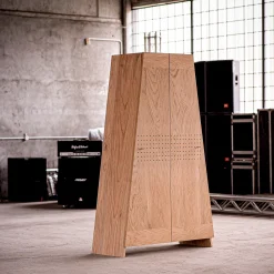 Omar Barbero Cabinets<Protoformi Trapezoid Oak Wood Cabinet