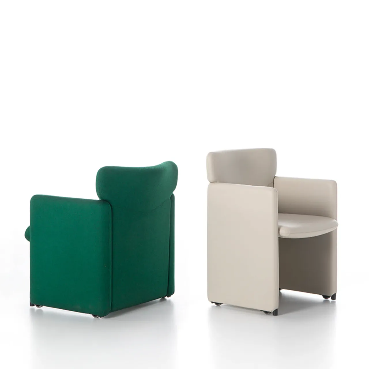 Tecno Spa Office Chairs<PS148 Forest Green Armchair by Centro Progetti Tecno