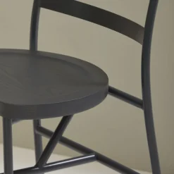 Billiani 1911 Chairs<Puccio 726 Anthracite-Gray Chair by Emilio Nanni