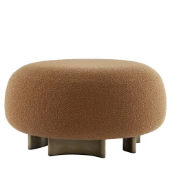 Morica Design Ottomans & Poufs<Punto e Virgola Caramel-colored Pouf