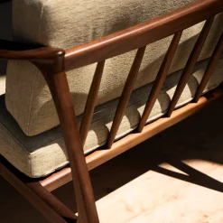 Dale Italia Lounge Chairs<Quiete Walnut Lounge Chair #1