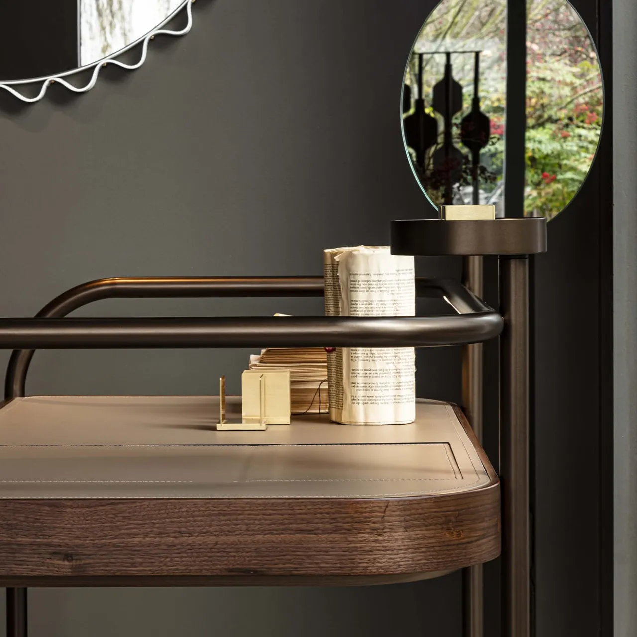Enrico Pellizzoni Desk & Writing Tables<Raily Dark Writing Desk
