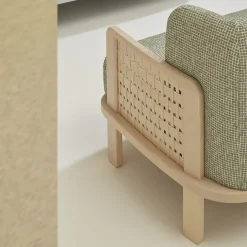 Billiani 1911 Sofas<Raquette 181 Green Sofa by Cristina Celestino