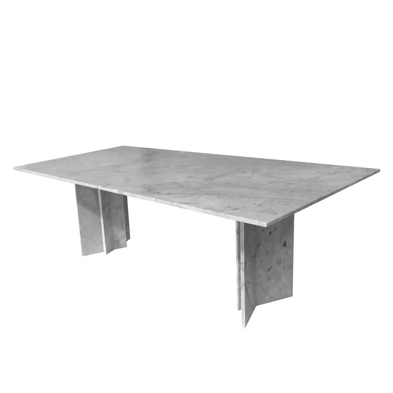 Stefano Giaquinto Dining Tables<Rectangular Terry Table in White Marble