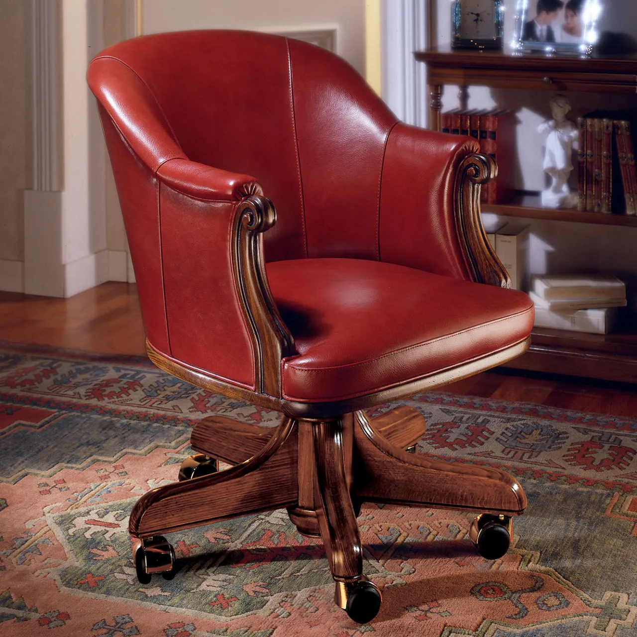 Marzorati Office Chairs<Red Leather Office Chair