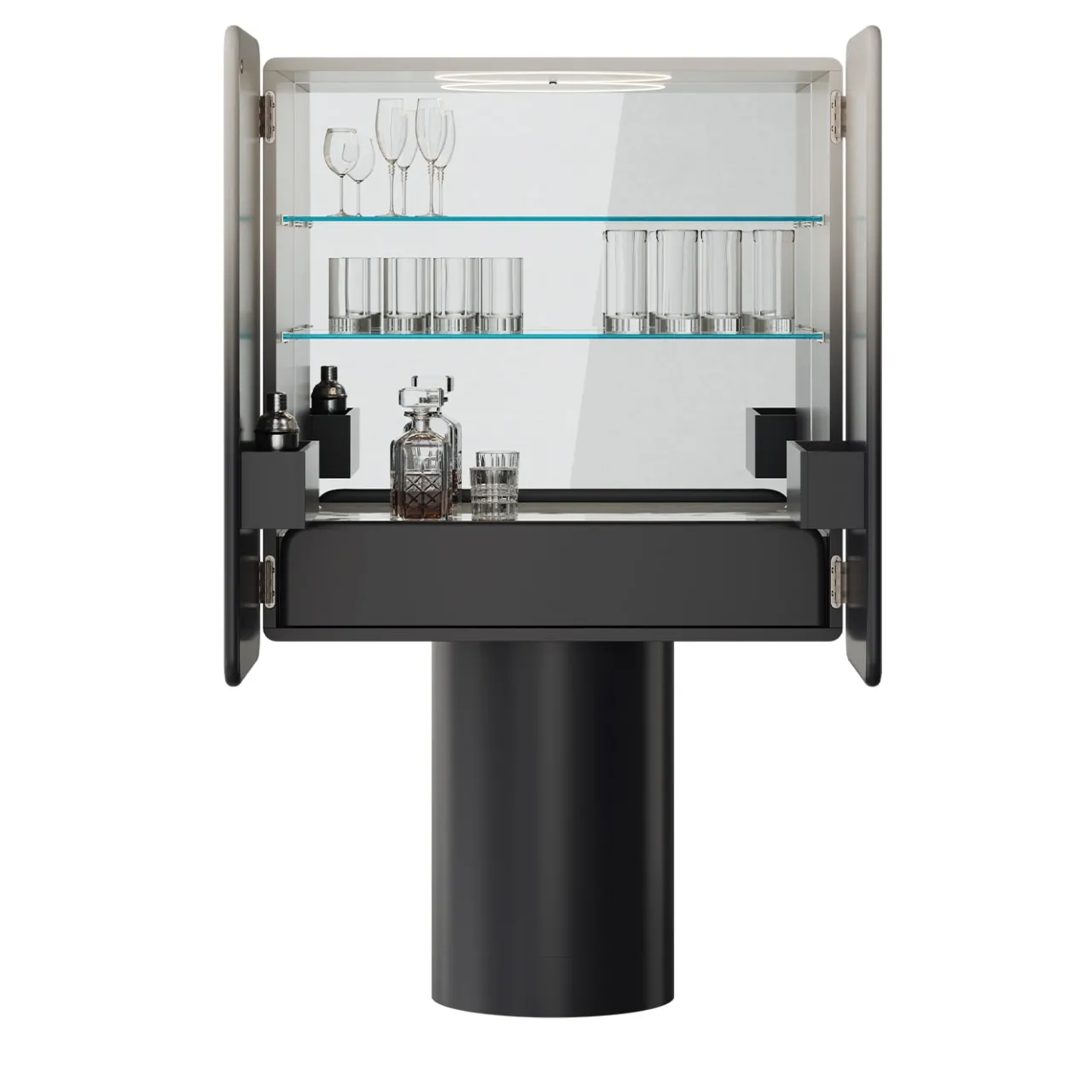 Ultramobili Bar Cabinets<Regis 2-Door Gradient Bar Cabinet