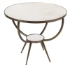 Selezioni Domus Bistro Tables<Retrò Oval Brass Bistrò Table