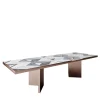 Visionnaire Dining Tables<Revenge Bronze Metal With Blue And White Mosaic Top Dining Table