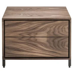 Riva 1920 Nightstands<Rialto Night Fly Walnut Nightstand by Giuliano Cappelletti