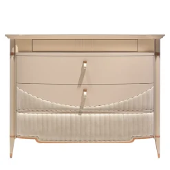 Alberto & Mario Ghezzani Dressers<Roger 4-Drawer Beige Dresser